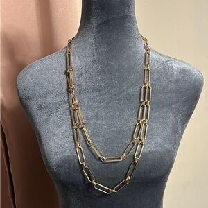 Studio 1886 Avon Gold Double-Link Necklace